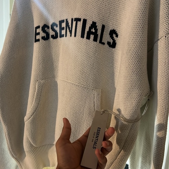 COPY - Essentials Knit hoodie Fear Of God - Picture 3 of 3